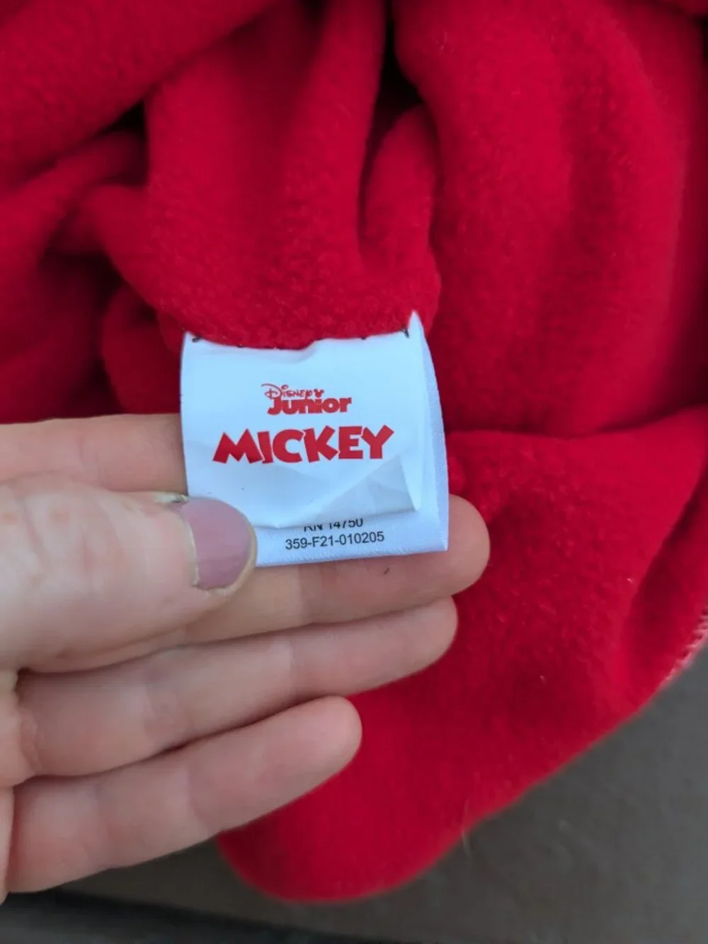 Disney Mickey Mouse Toddler Kids Children Winter Knit Beanie Hat Ears & Flaps